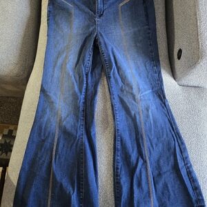 Torrid Dark Blue Flare Jeans